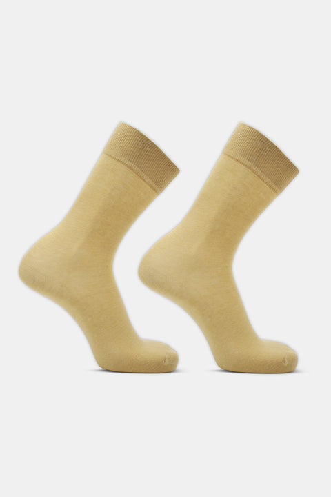 Plain socks Beige