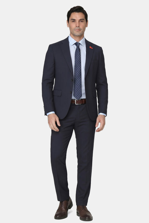Slim Fit Suit Dark Blue
