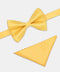 Plain Bow Tie Yellow