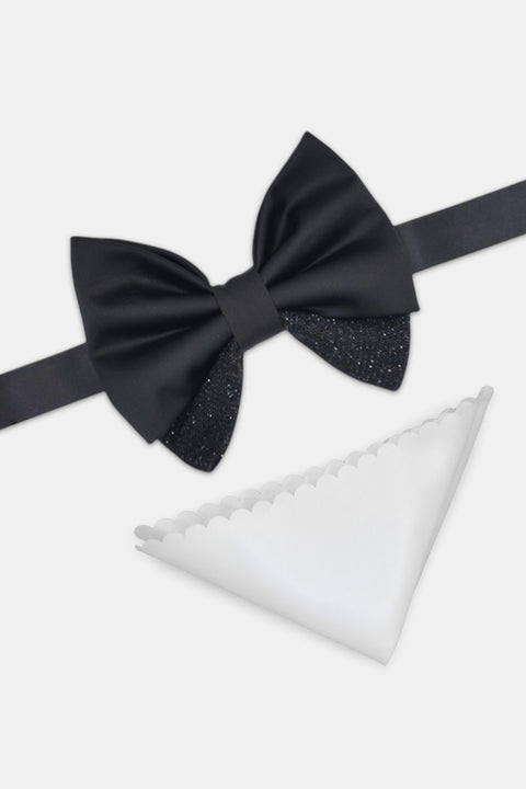 Plain Bow Tie Black