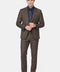 Regular Fit Suit Brown