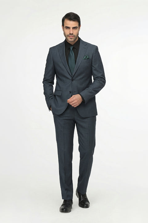 Regular Fit Suit Green