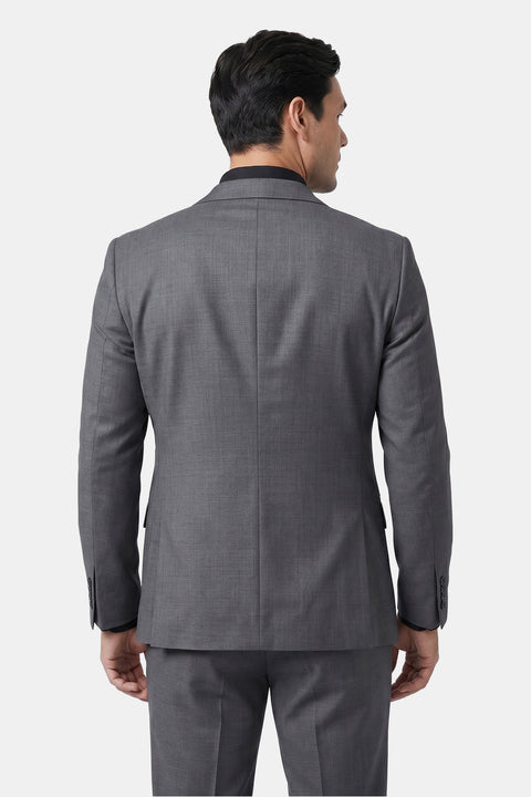 Slim Fit Suit Gray