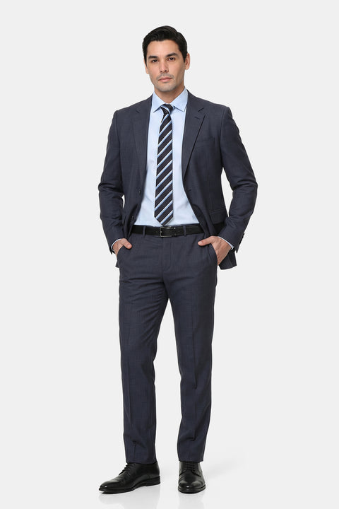 Regular Fit Suit Blue