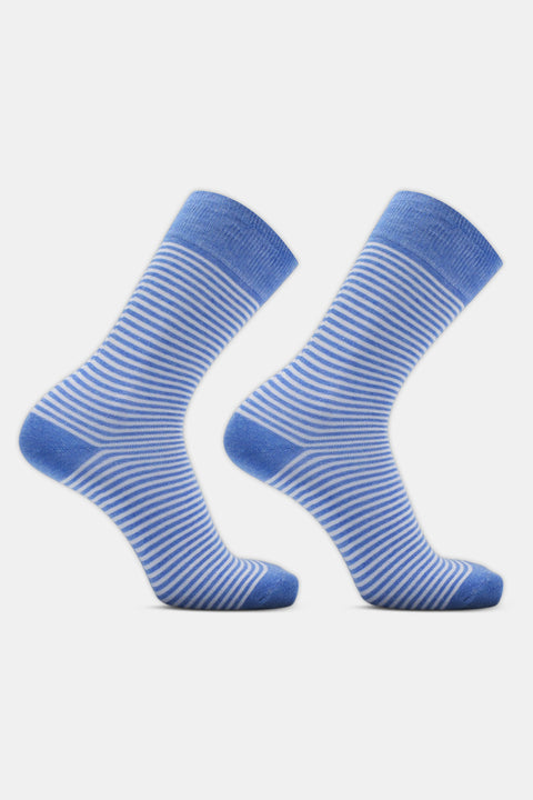 Striped Socks Light Blue
