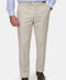 Slim Straight Fit Classic Pants Beige