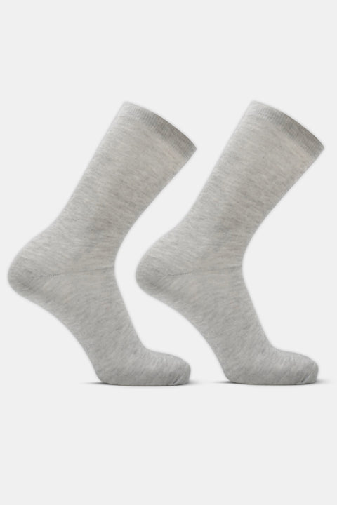 Plain socks Gray