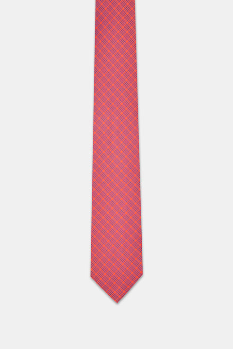 Jacquard Tie 7 cm Red