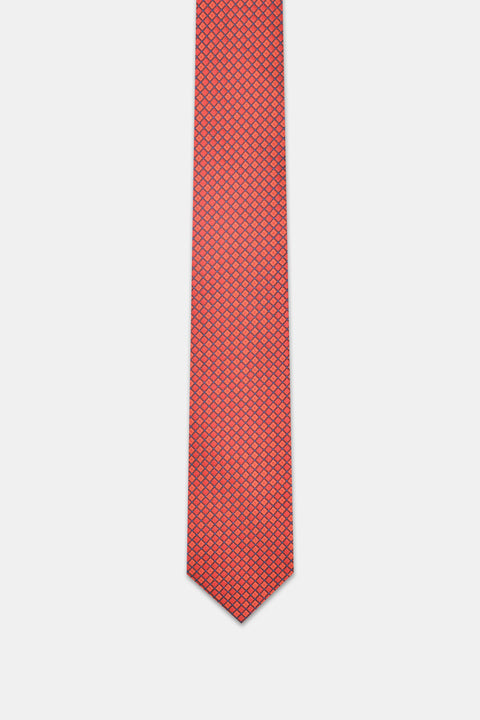 Jacquard Tie 7 cm Red