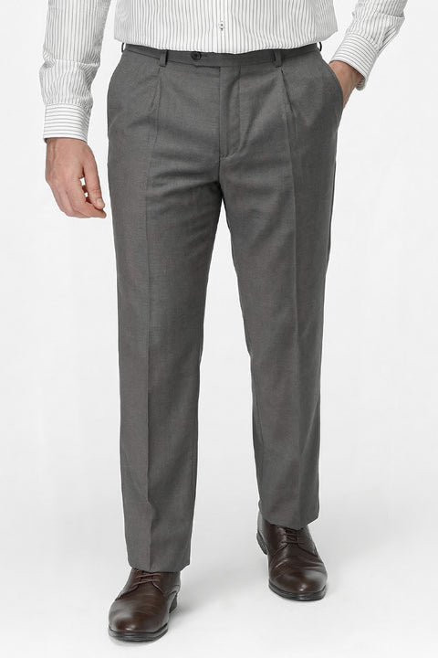 Slim Fit Classic Pants Gray