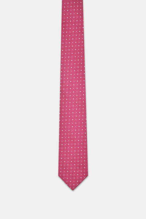 Jacquard Tie 7 cm Red