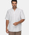 Regular Fit Shirt Half Gray