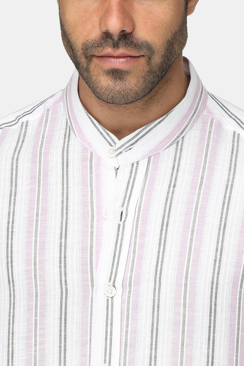 Regular Fit Shirt Half Light Purple