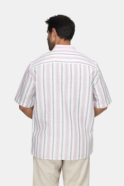 Regular Fit Shirt Half Light Purple