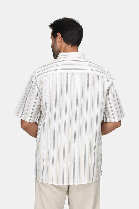 Regular Fit Shirt Half Beige