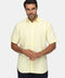 Regular Fit Shirt Half Yellow