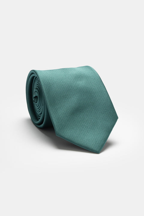 Jacquard Tie 7 cm Green