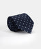 Jacquard Tie 7 cm Dark Blue