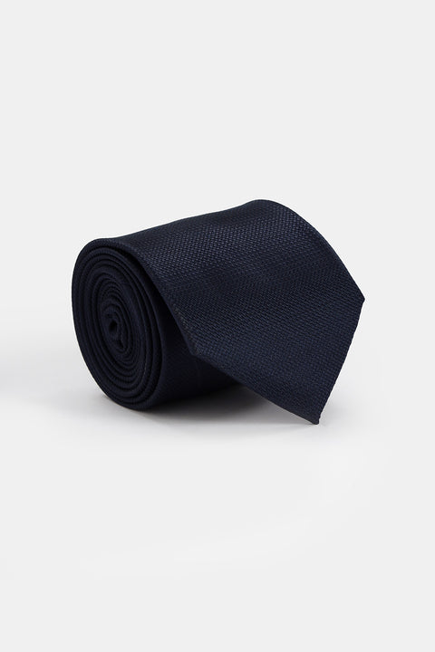 Jacquard Tie 7 cm Black