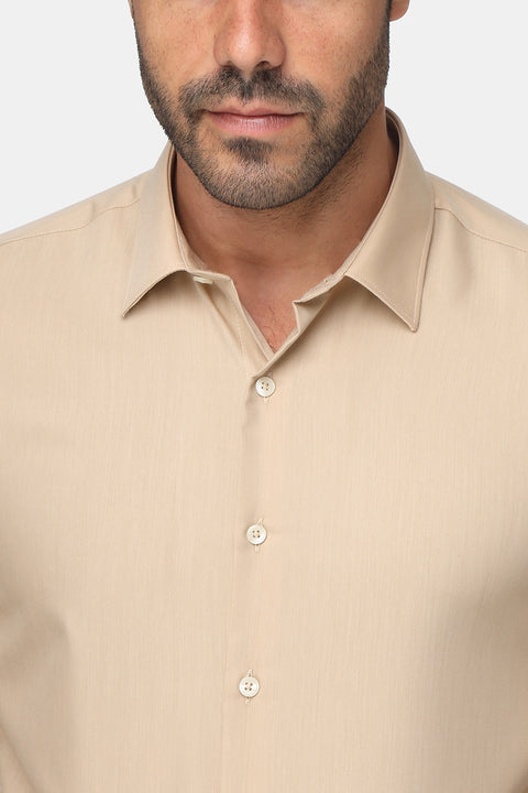 Classic Shirt Slim fit Beige