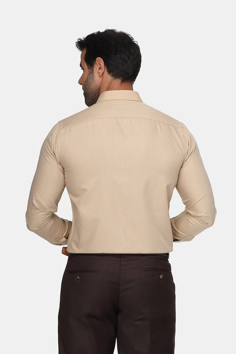 Classic Shirt Slim fit Beige