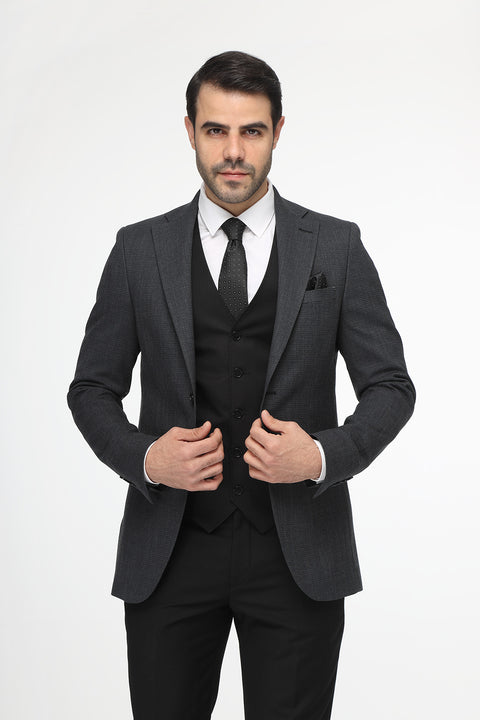 Slim Fit Suit Blue