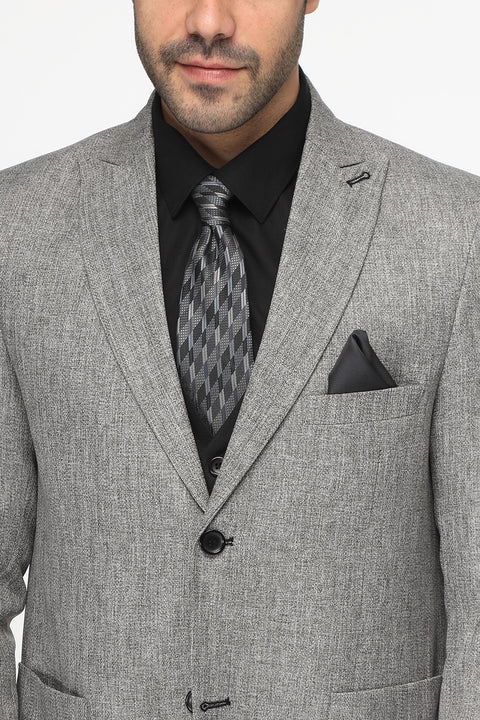 Slim Fit Suit Gray