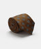 Jacquard Tie 7 cm Brown