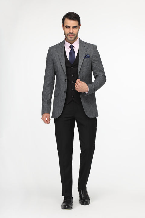 Slim Fit Suit Blue