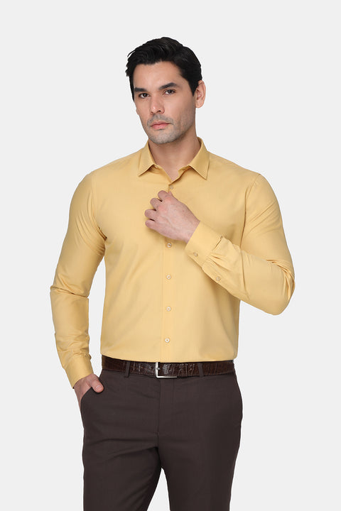 Classic Shirt Slim fit Yellow