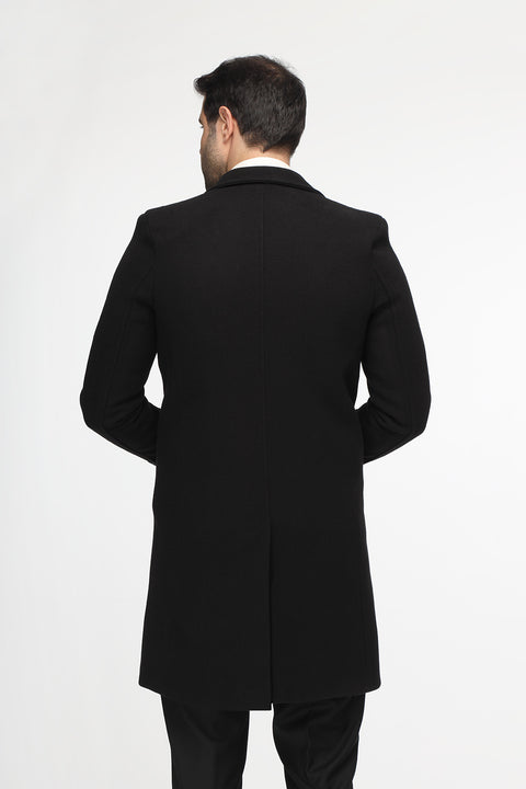 Regular Fit Coat Black