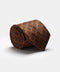Jacquard Tie 7 cm Brown