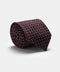 Jacquard Tie 7 cm Maroon
