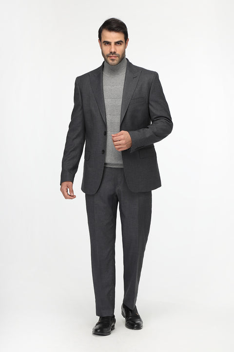 Regular Fit Suit Gray