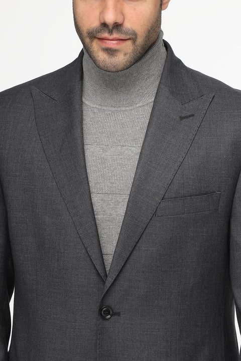 Regular Fit Suit Gray