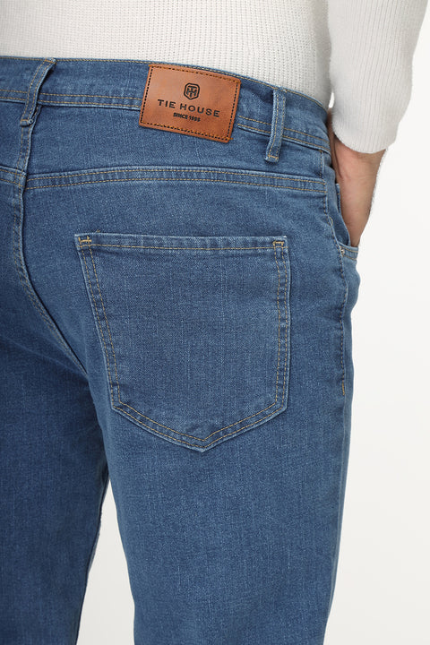 Slim Fit Trousers Jeans Light Blue