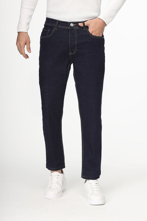 Slim Fit Trousers Jeans Dark Blue