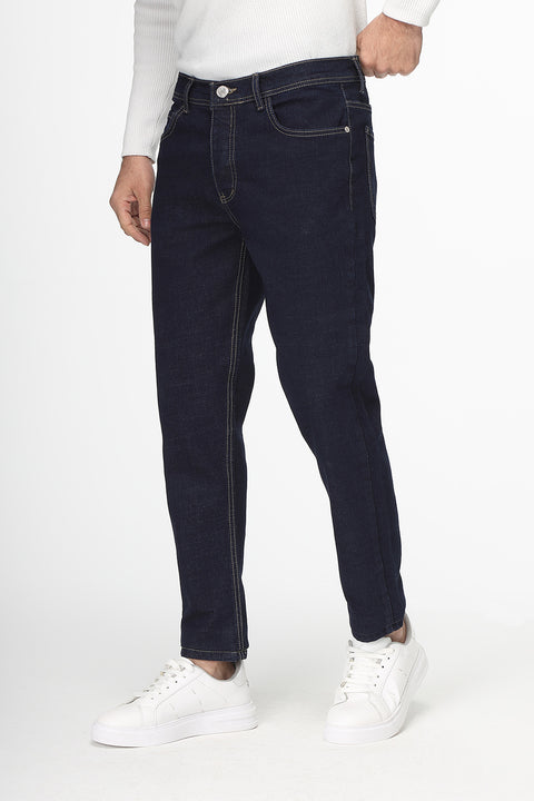 Slim Fit Trousers Jeans Dark Blue