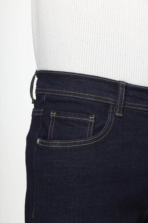 Slim Fit Trousers Jeans Dark Blue