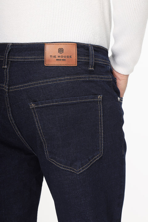 Slim Fit Trousers Jeans Dark Blue
