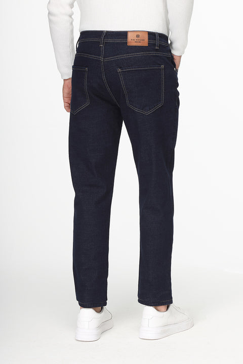 Slim Fit Trousers Jeans Dark Blue