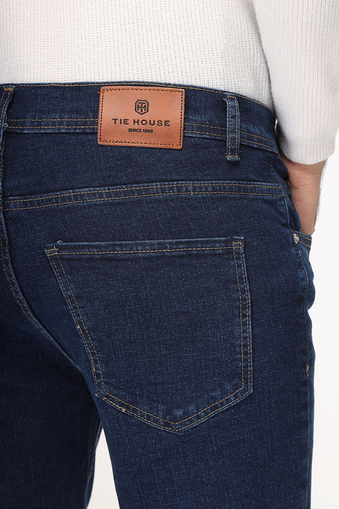 Slim Fit Trousers Jeans Blue