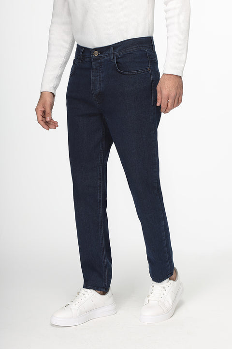 Slim Fit Trousers Jeans Dark Blue