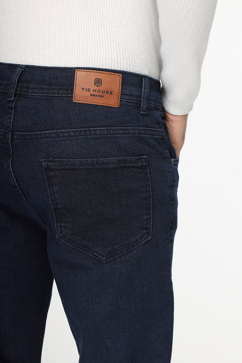 Slim Fit Trousers Jeans Dark Blue