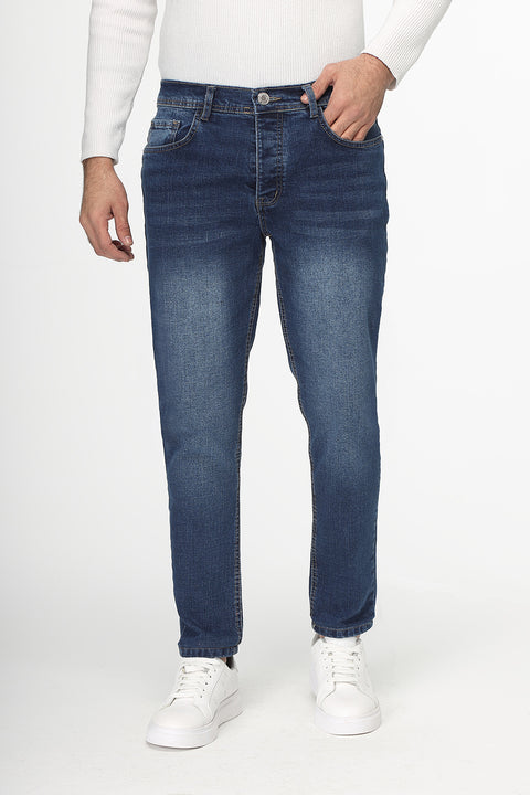 Slim Fit Trousers Jeans Blue