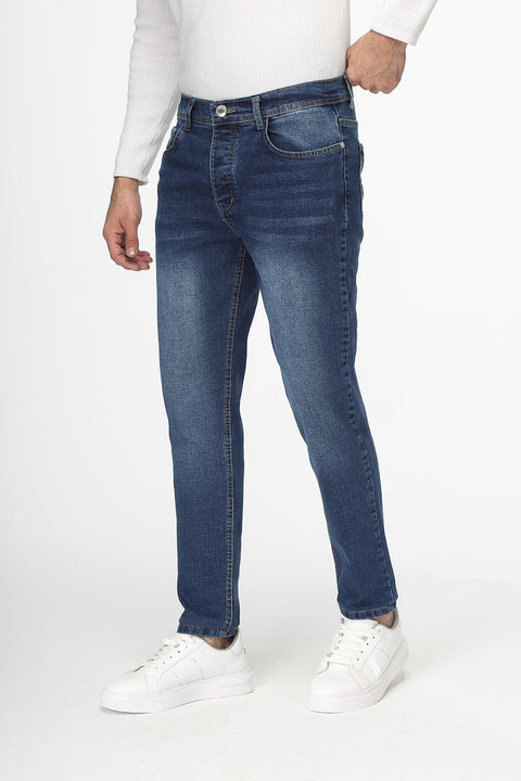 Slim Fit Trousers Jeans Blue