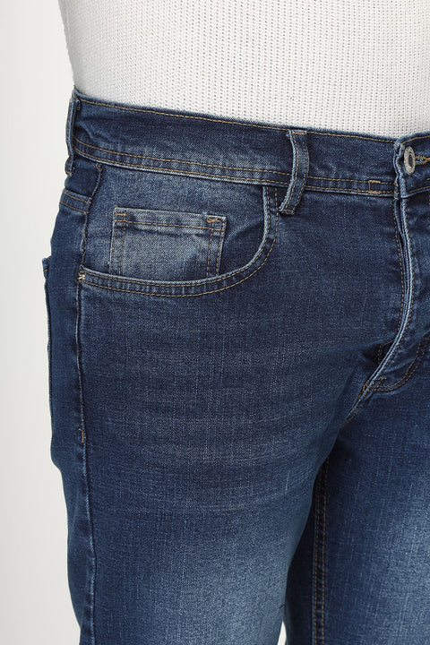 Slim Fit Trousers Jeans Blue
