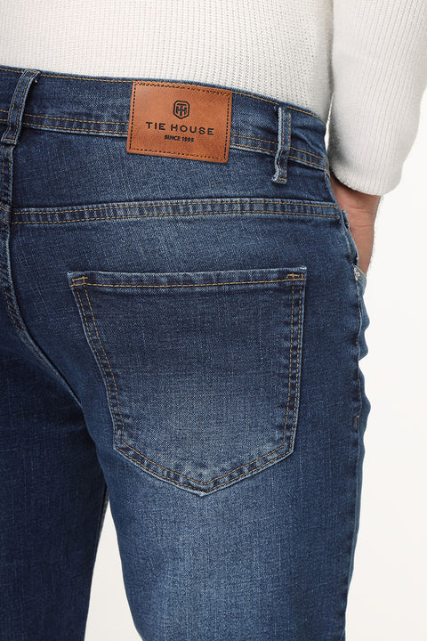 Slim Fit Trousers Jeans Blue