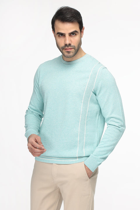 Regular Fit Pullover Light Green