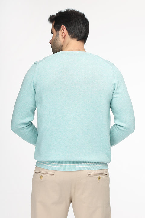 Regular Fit Pullover Light Green